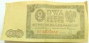 1948 2 zł, dwa złote, banknot seria BS
