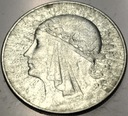 10 zł złotych 1933 Głowa Kobiety Polonia Jadwiga Babka SREBRO