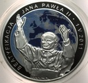 20 zł złotych 2011 Beatyfikacja Jana Pawła II SREBRO