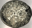 Niderlandy 1/2 patagona 1652 Filip IV 13,5g Ks. Brabancji Antwerpia SREBRO