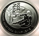 10 zł złotych 2006 Turyn Igrzyska Olimpiada Snowboard SREBRO