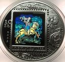 10 zł złotych 2008 POCZTA 450 lat Poczty Polskiej SREBRO