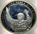 20 zł złotych 2011 Beatyfikacja Jana Pawła II SREBRO