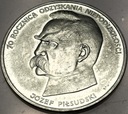 50000 zł 1988 Józef Piłsudski 70 rocznica odzyskania niepodległości SREBRO