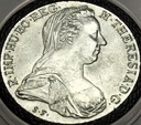 Austria talar Marii Teresy 1780 Maria Teresa SREBRO