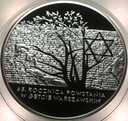 20 zł złotych 2008 Getto 65 rocznica Powstania w Getcie Warszawskim (nr 3)