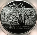 20 zł złotych 2008 Getto 65 rocznica Powstania w Getcie Warszawskim (nr 4)