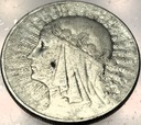 10 zł złotych 1933 Głowa Kobiety Polonia Jadwiga Babka SREBRO