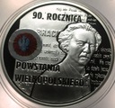 10 zł złotych 2008 Powstanie Wielkopolskie Paderewski SREBRO