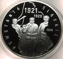 10 zł złotych 2011 Powstania Śląskie 1919 1920 1921 SREBRO