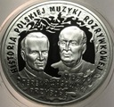 10 zł złotych 2011 Przybora Wasowski SREBRO OKRĄGŁA