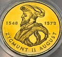 2 zł złote 1996 Zygmunt II August RZADKA