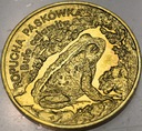 2 zł złote 1998 Ropucha paskówka Zwierzęta Świata