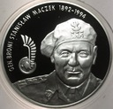 10 zł złotych 2003 generał Stanisław Maczek SREBRO
