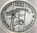 20 zł złotych 2004 GETTO Pamięci ofiar Getta w Łodzi SREBRO