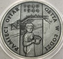 20 zł złotych 2004 GETTO Pamięci ofiar Getta w Łodzi SREBRO
