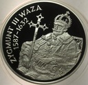 10 zł złotych 1998 Zygmunt III Waza PÓŁPOSTAĆ SREBRO