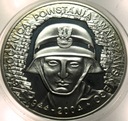 10 zł złotych 2004 Powstanie Warszawskie 1944 SREBRO