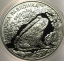 20 zł złotych 1998 Ropucha Paskówka Zwierzęta Świata SREBRO
