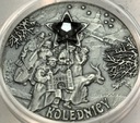 20 zł złotych 2001 Kolędnicy Polski Rok Obrzędowy SREBRO