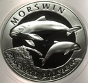 20 zł złotych 2004 Morświn Zwierzęta Świata SREBRO