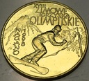 2 zł złote 1998 Nagano Zimowe Igrzyska Olimpijskie