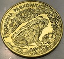 2 zł złote 1998 Ropucha paskówka Zwierzęta Świata