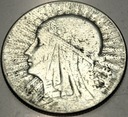 5 zł złotych 1933 Głowa Kobiety Polonia Jadwiga Babka SREBRO