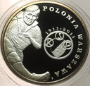 5 zł złotych 2011 Polonia Warszawa Polskie Kluby Piłkarskie SREBRO