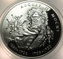 10 zł złotych 2002 August II Mocny POPIERSIE SREBRO