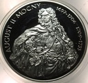 10 zł złotych 2005 August II Mocny PÓŁPOSTAĆ SREBRO
