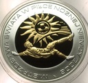 10 zł złotych 2006 Niemcy Mistrzostwa Świata FIFA platerowana AU SREBRO