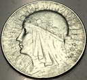 5 zł złotych 1933 Głowa Kobiety Polonia Jadwiga Babka SREBRO