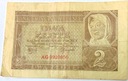 1941 2 zł, Dwa Złote, banknot Seria AG