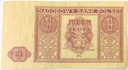 1946 1 zł banknot o nominale jeden złoty