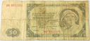 1948 50 zł Pięćdziesiąt Złotych, banknot seria DR