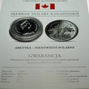 Kanada 1 dolar 1980 Arktyka Niedźwiedź polarny SREBRO