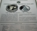 USA 1 dolar dollar 1983 Olimpiada Igrzyska Los Angeles 1984 Dyskobol SREBRO
