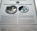 USA 1 dolar Dollar 1991 KOREA Wojna Koreańska SREBRO