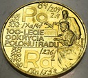 2 zł złote 1998 Skłodowska Polon i Rad