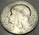 10 zł złotych 1932 Głowa Kobiety Polonia Jadwiga Babka SREBRO