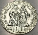 100 zł złotych 1966 Mieszko Dąbrówka Tysiąclecie Państwa Polskiego SREBRO