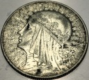 5 zł złotych 1932 Głowa Kobiety Polonia Jadwiga Babka SREBRO