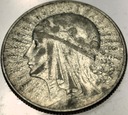 5 zł złotych 1934 Głowa Kobiety Polonia Jadwiga Babka SREBRO