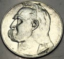 5 zł złotych 1938 Józef Piłsudski SREBRO