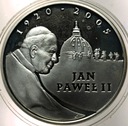 10 zł złotych 2005 Jan Paweł II 1920 2005 SREBRO