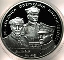 20 zł złotych 2008 NIEPODLEGŁOŚĆ 90 roczni odzyskania niepodległości SREBRO