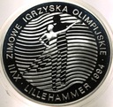 300000 zł złotych 1993 Zimowe Igrzyska Lillehammer SREBRO
