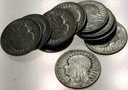 LOT zestaw 10 x 2 zł złote 1932-1934 Głowa Kobiety Polonia Jadwiga Babka