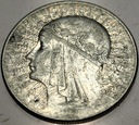 10 zł złotych 1932 Głowa Kobiety Polonia Jadwiga Babka SREBRO